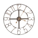 Wall Clock Brown Ø 60x2 cm / 1xAA