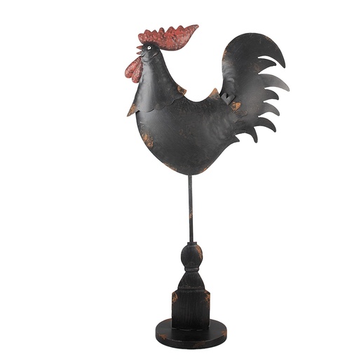 Decorativa Gallo Nero Rosso 33x12x64 cm