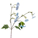 Decorative branch with flowers Blue Green 80 cm