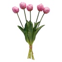 Artificial flower bunch Pink Green 42 cm