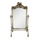 Table mirror Beige Brown 28x20x50 cm