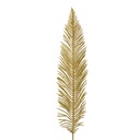 Deko Blatt Goldfarbig 7x1x45 cm
