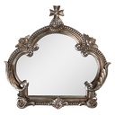 Décoration Miroir sur Pied Couleur argent 30x3x30 cm