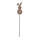 Pflanzenstecker Kaninchen Braun 15x1x100 cm