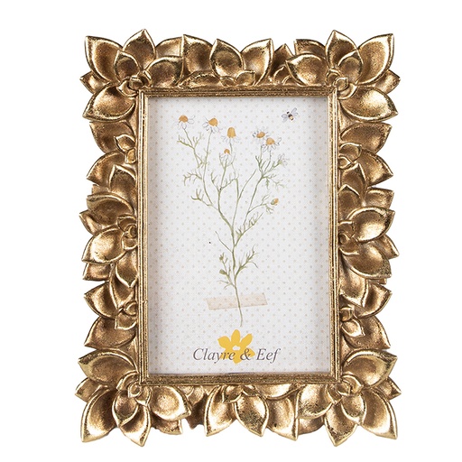 Photo frame Gold colored 16x2x21 cm / 10x15 cm