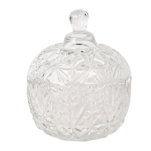Bonbonniere mit Deckel Transparent Ø 10x13 cm