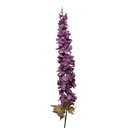 Rami Artificiali Decorativi con fiori Viola Verde 8x8x124 cm