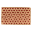 Türmatte Drinnen Braun Rot 75x45x1 cm