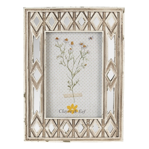 Bilderrahmen Beige ,Braun 17x2x22 cm / 10x15 cm