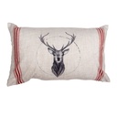 Federe Cuscini Beige Rosso 30x50 cm
