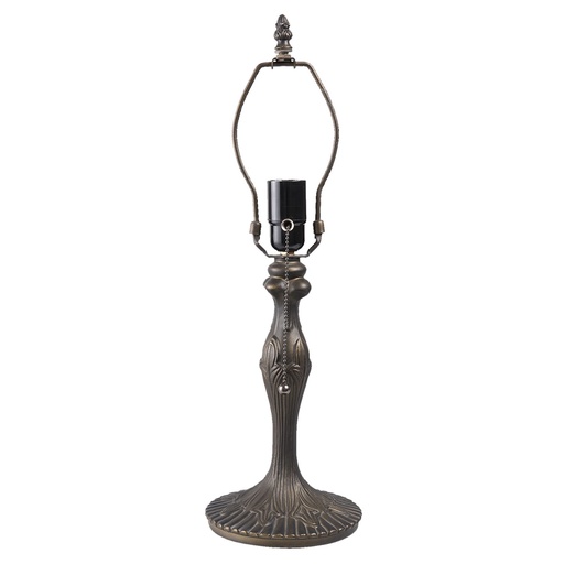 Lamp Base Table Lamp Tiffany Brown Ø 15x42 cm E27/max 1x60W