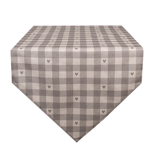 Chemin de table Beige Gris 50x160 cm