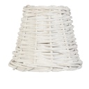 Clayre & Eef Lampenkap Ø 14x12 cm Wit Rotan