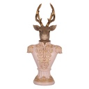 Decorativa Cervo Marrone Rosa 16x14x36 cm