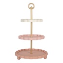 Etagere Blanc Rose Blanc Ø 30x50 cm