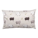 Cushion Cover Beige Brown 30x50 cm