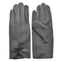 Gants d'hiver Gris 9x24 cm