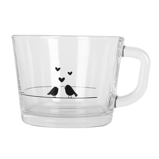 Teeglas Transparent 13x10x9 cm / 350 ml