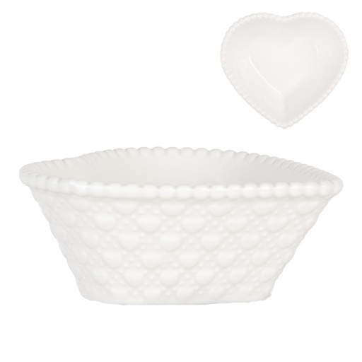 Clayre & Eef Kom 75 ml Wit Keramiek