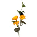 Branche décorative avec fleurs Orange Vert 109 cm