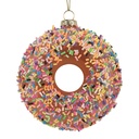 Boule de Noël Marron Rose Ø 10x4 cm