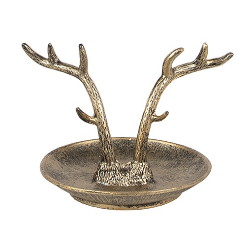 Dekoratives Schale Goldfarbig 11x9x8 cm