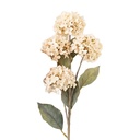 Branche décorative avec fleurs Blanc 70 cm