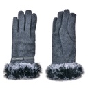Gants d'hiver Gris 9x23 cm