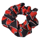 Élastique pour cheveux Rouge Noir