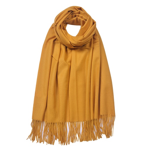 Châle d'hiver pour femmes Jaune 68x175 cm