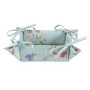 Bread Basket Blue, Green 35x35x8 cm