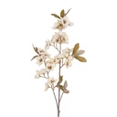 Branche décorative avec fleurs Blanc 90 cm