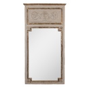 Wandspiegel Beige Goldfarbig 80x5x158 cm