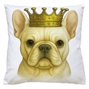 Cuscino imbottito Beige Bianco 45x45x4 cm
