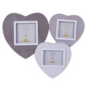 Cadre photo Gris, Blanc 32x2x25 cm / 7x7 / 6x9 / 9x9 cm