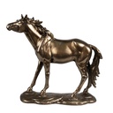 Decoration Statue Horse Brown 34x10x32 cm
