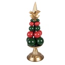 Christmas ornament Green Gold colored Ø 20x56 cm