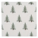 Paper napkins White Green 33x33 cm (20)