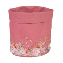 Panier à pain Rose Beige Ø 15x16 cm