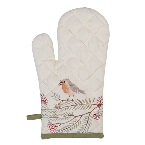 Oven Mitt Beige 18x30 cm