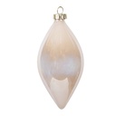 Palla di natale Beige Ø 7x13 cm