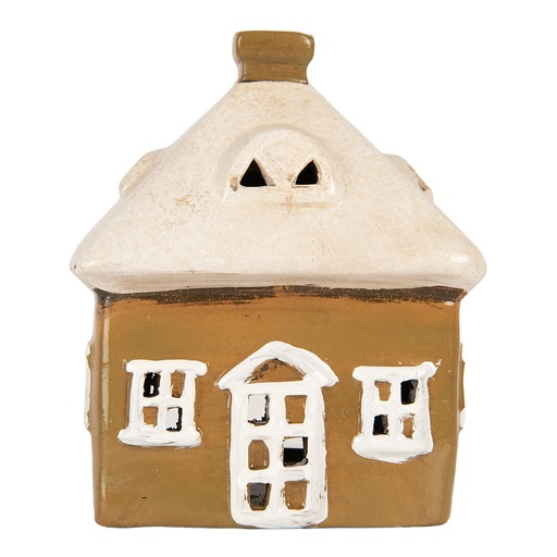 Dekoration Haus Braun Beige 12x9x14 cm
