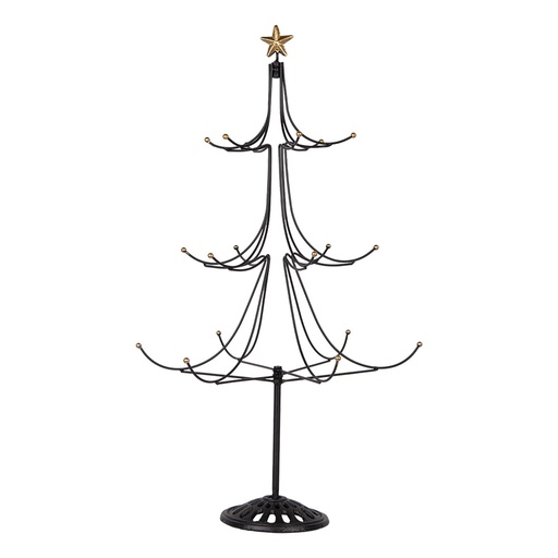 Christmas Decoration Christmas Tree Black Gold colored Ø 41x71 cm