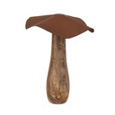Decoration Mushroom Brown Ø 20x25 cm