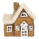 Dekoration Haus Braun Beige 13x7x13 cm