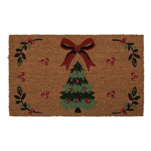 Türmatte Drinnen Braun Grün 75x45x1 cm