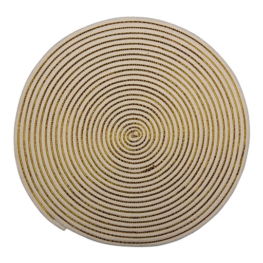 Platzset Rattan Weiß Ø 51x1 cm