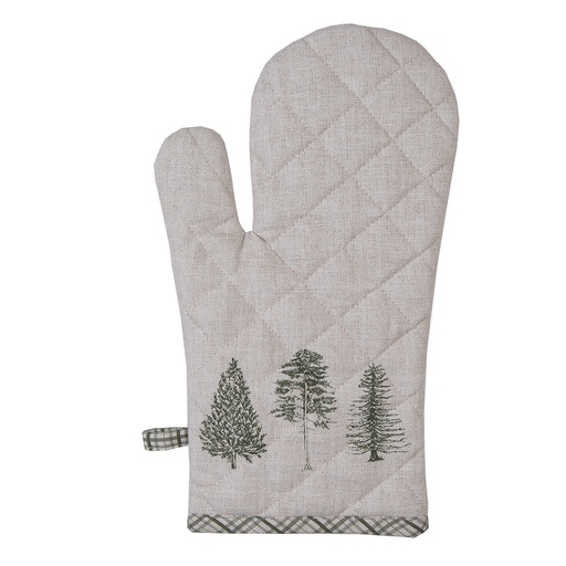 Oven Mitt Beige 18x30 cm