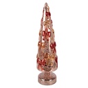 Decorazione Natalizie Albero di natale con LED Rosso Arancio Ø 10x37 cm / 3xAA