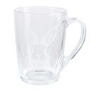 Teeglas Transparent Weiß 11x8x11 cm / 300 ml